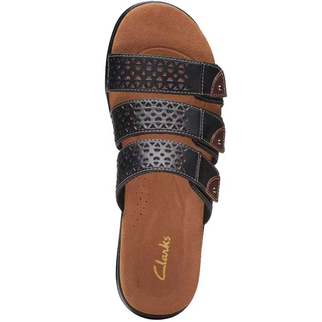 Clarks Kitly Walk Sandals Black Women's