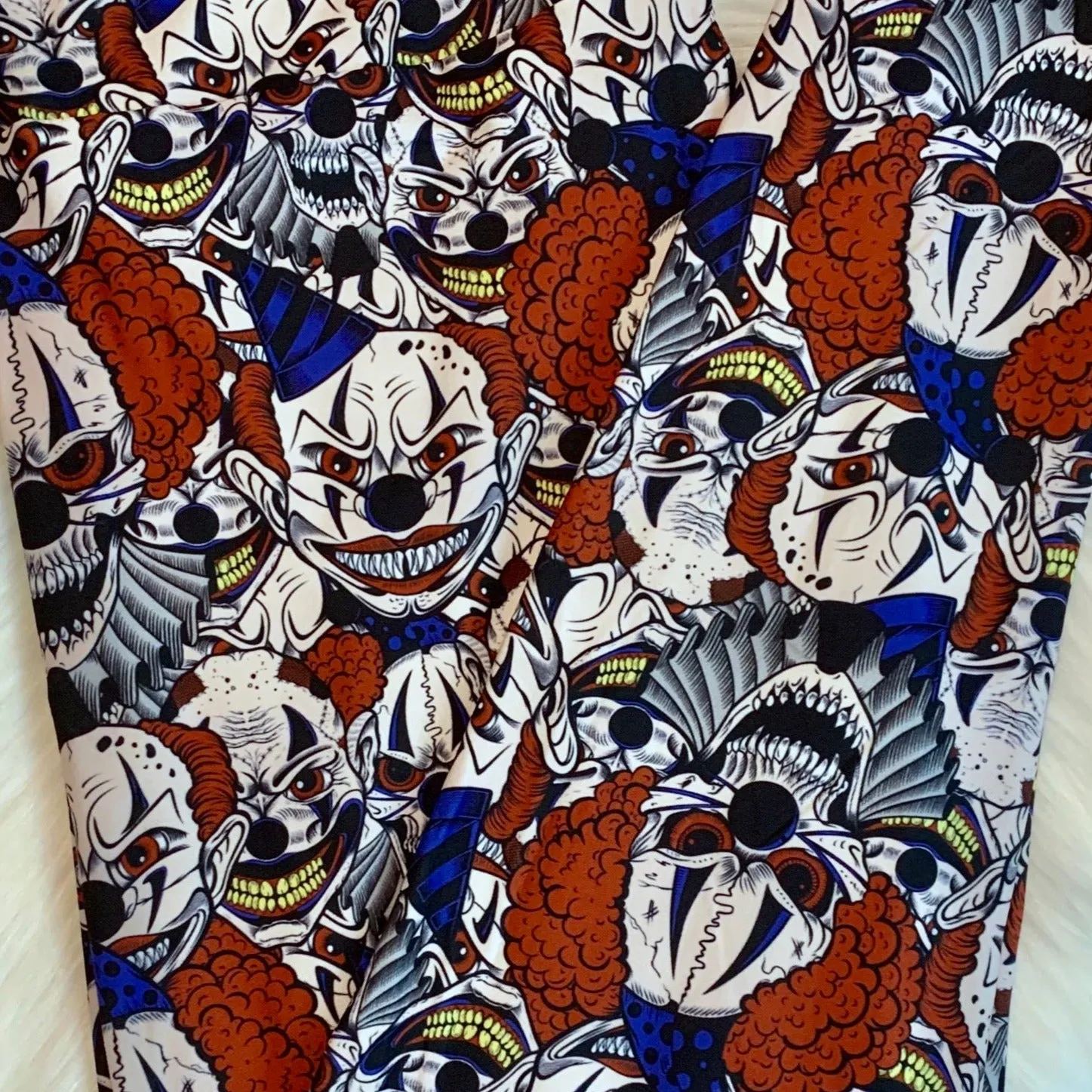 Clown Pattern Leggings     