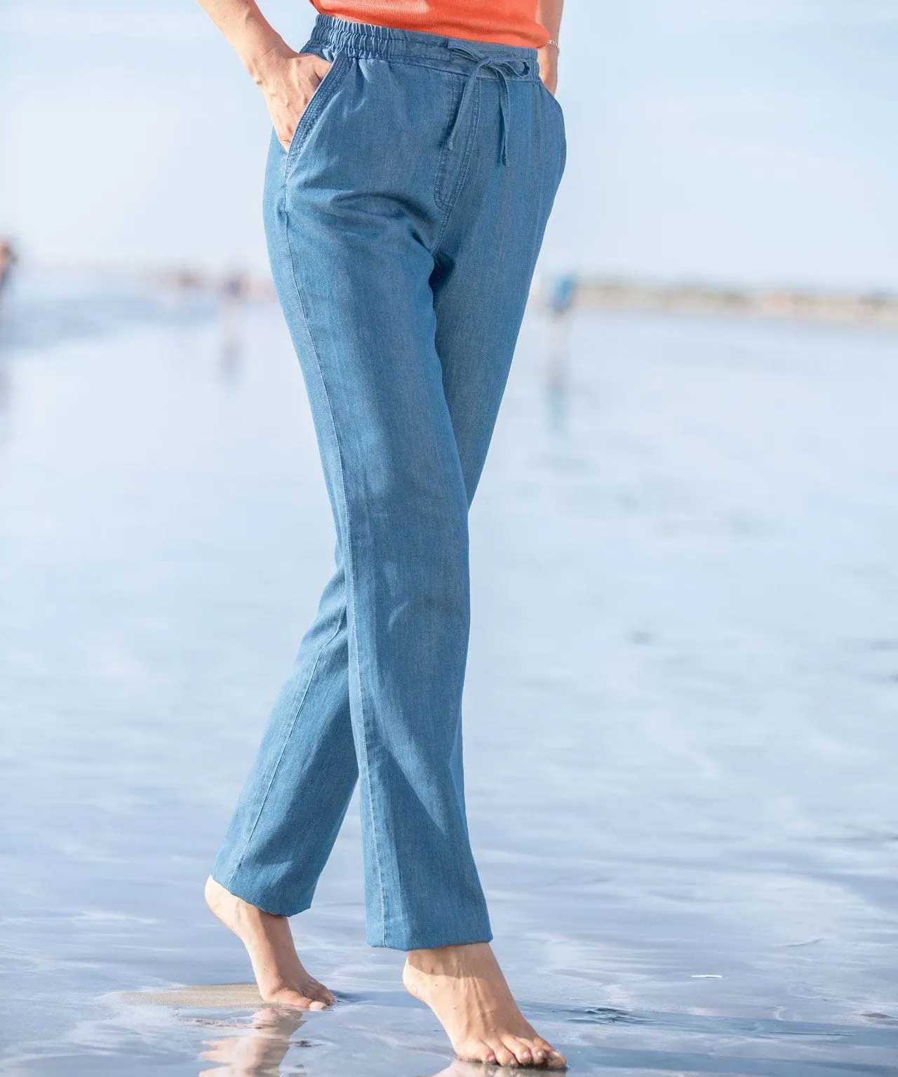 Comfortable Pull-On Trousers