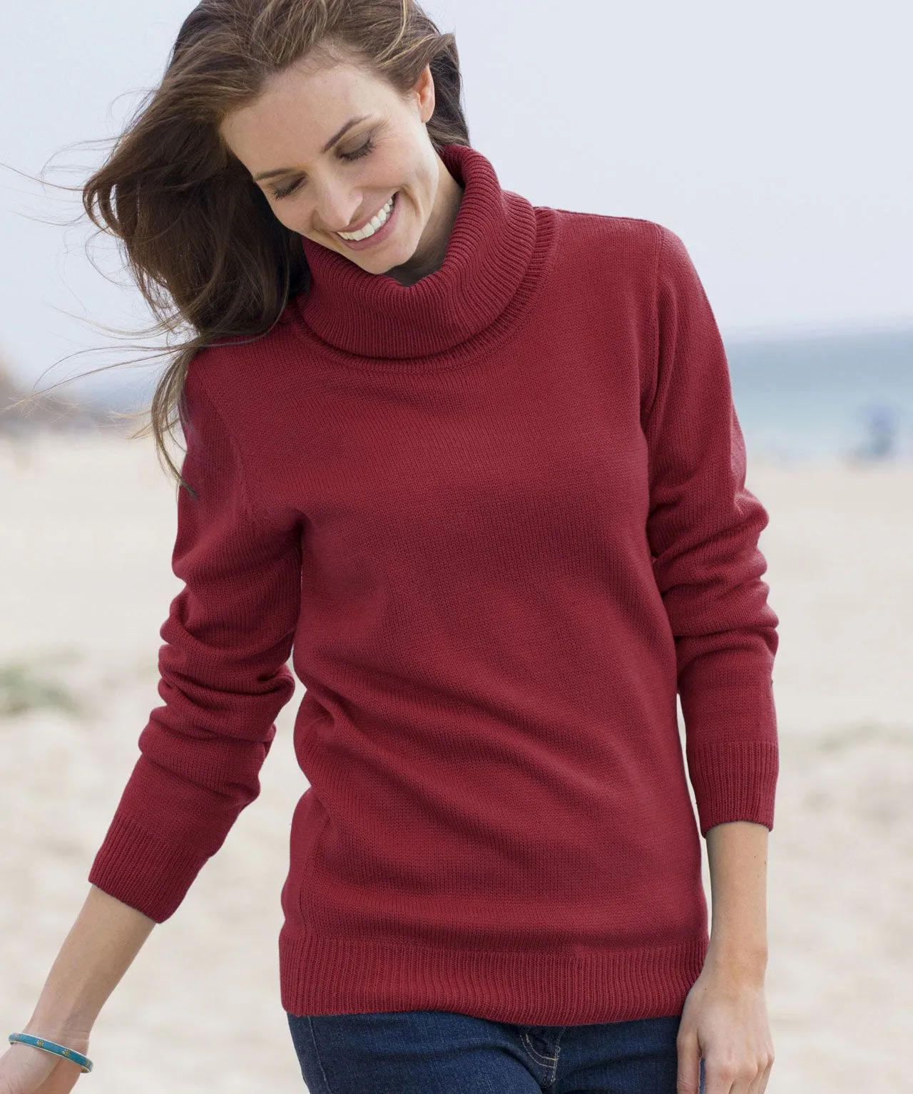 Cowl Neck Knit Sweater