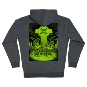 Creature Skateboards Hoodie Forever Undead Relic Zip Charcoal/Heather