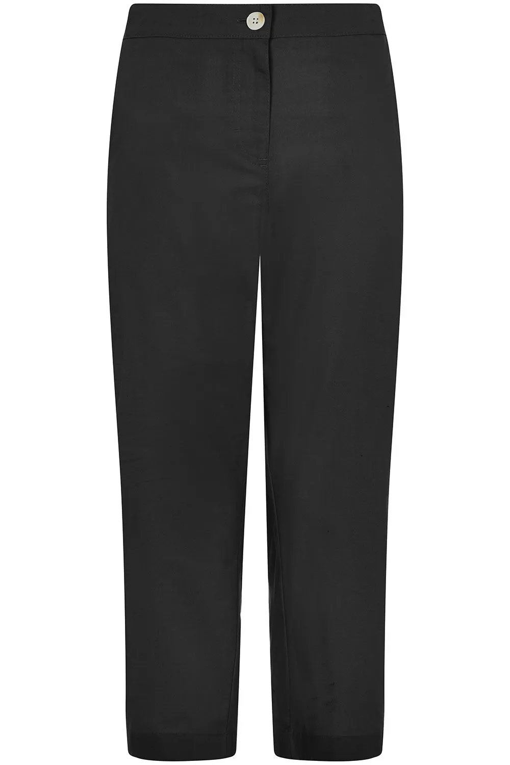 Cropped Elasticated Trousers Women's Bottoms