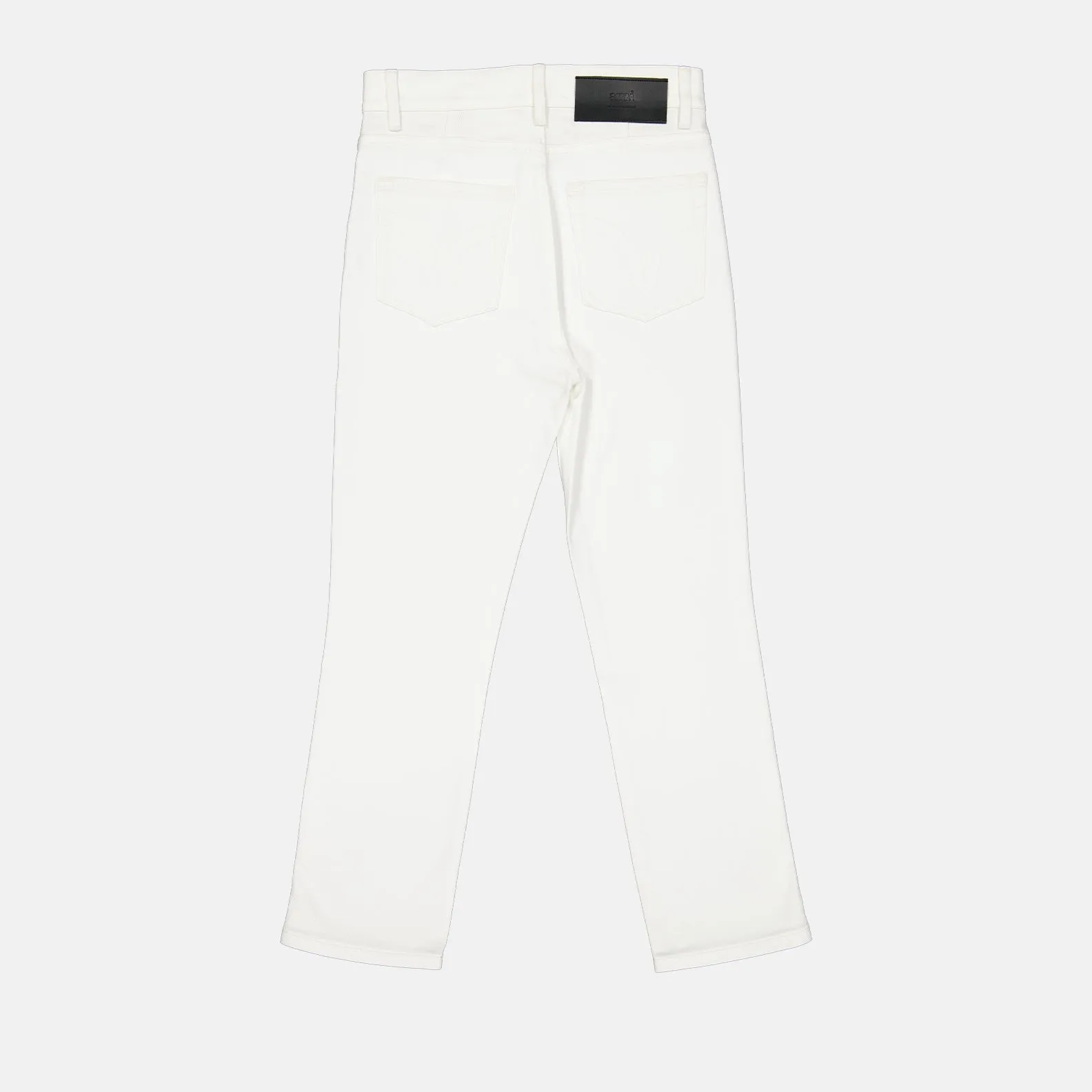 Cropped White Pants