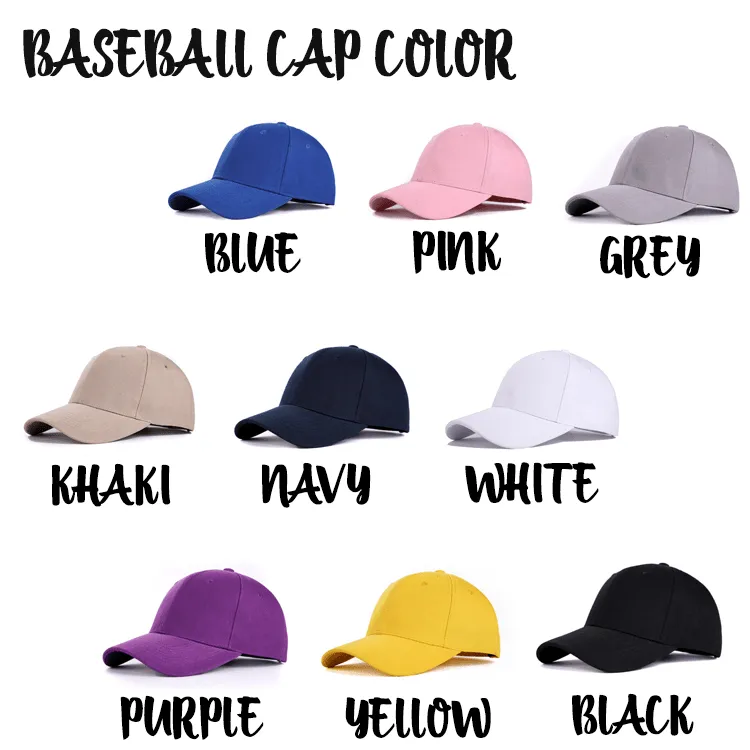 Custom Embroidered Baseball Cap with Personalized Name - Adult Size