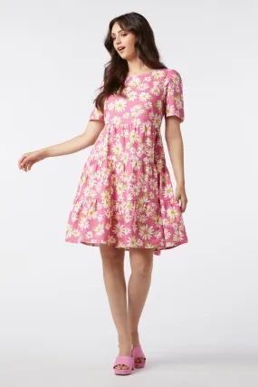 Daisy Print Summer Dress