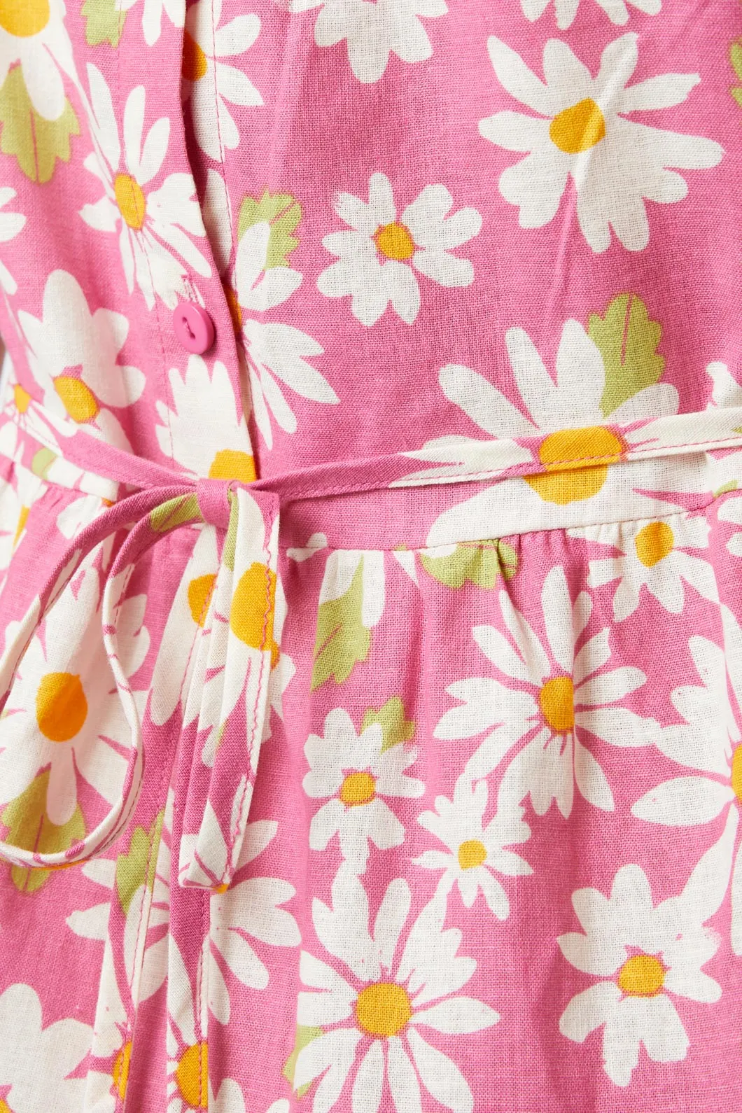 Daisy Print Summer Dress