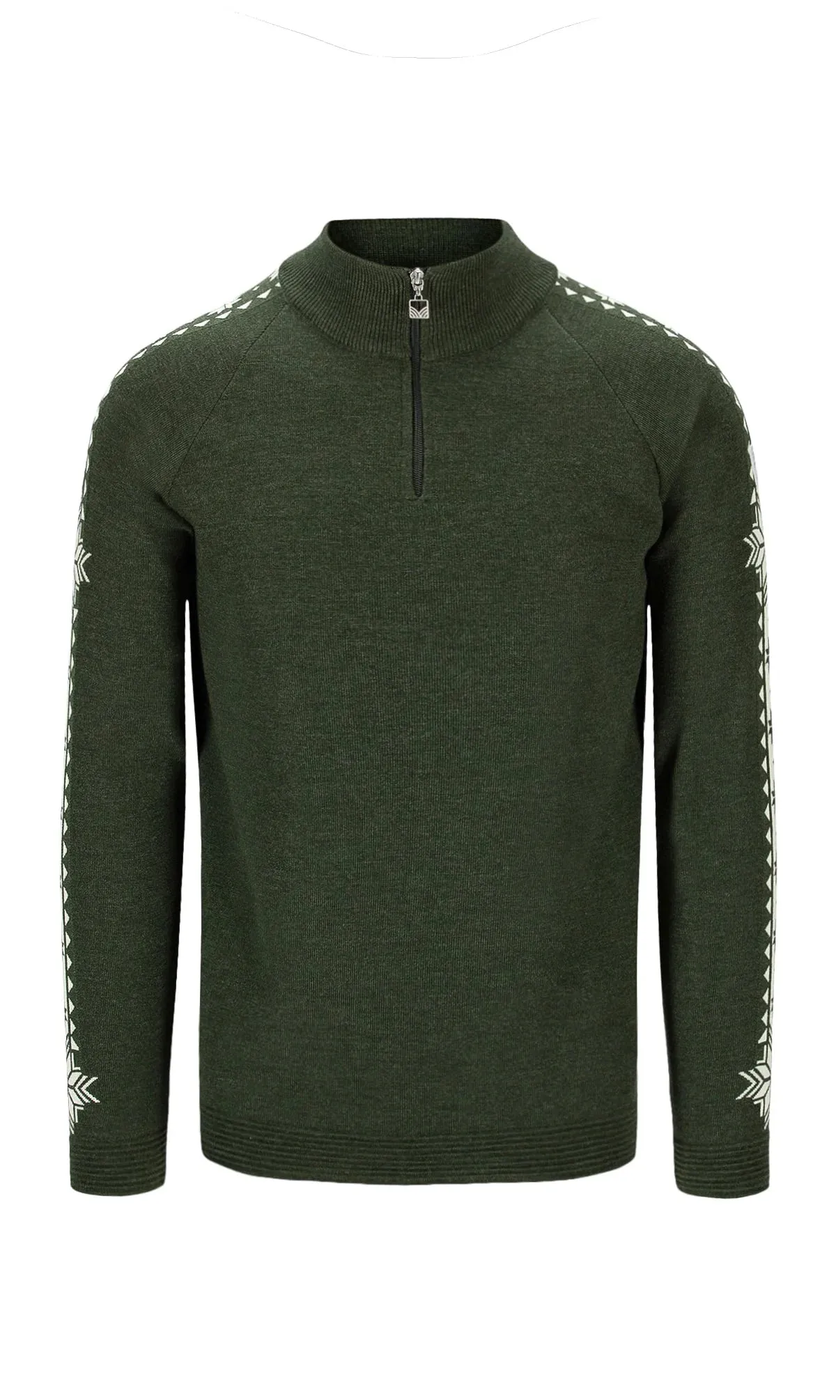 Dale of Norway Geilo Sweater Men's Dark Green Off White