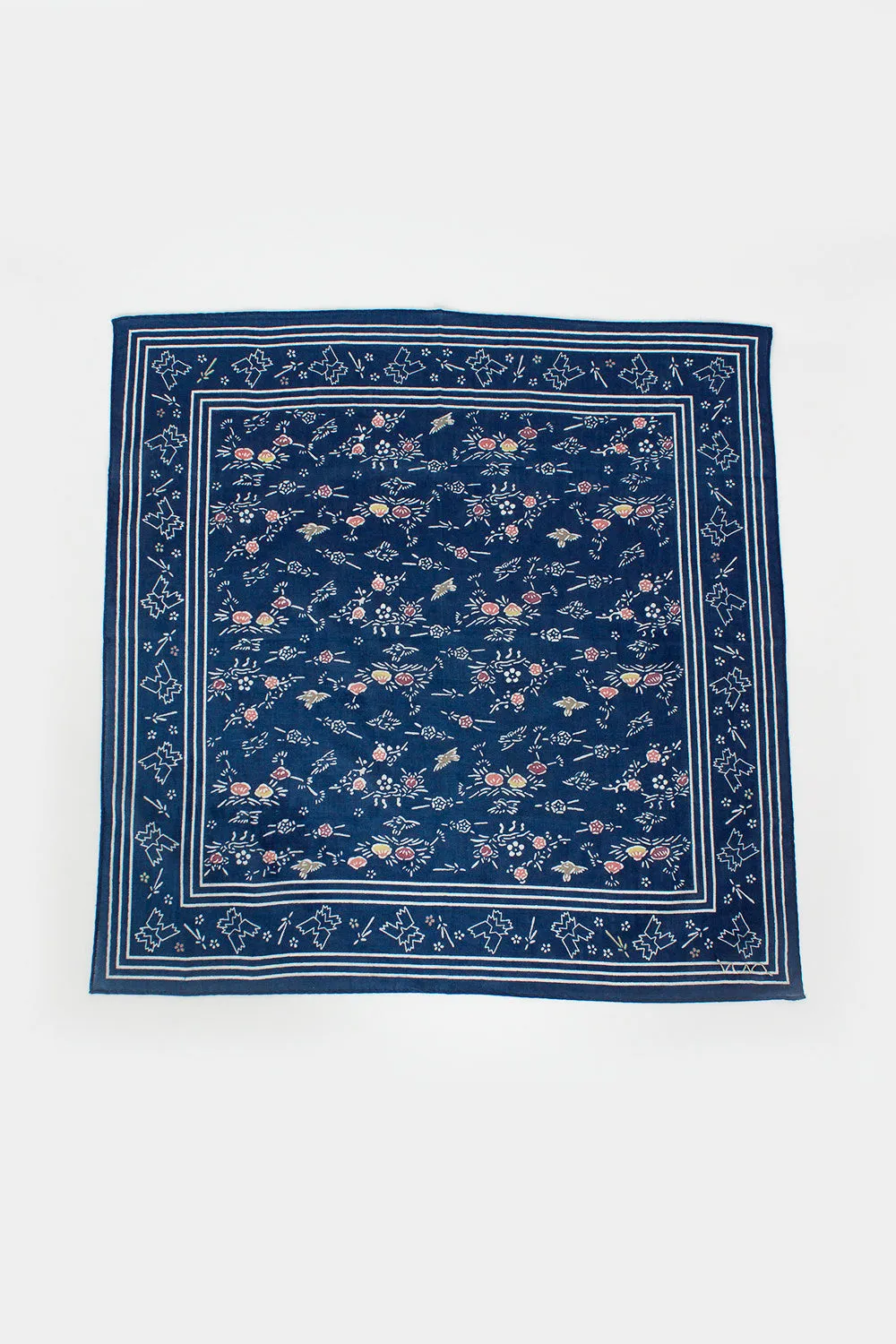 Dark Indigo Khadi Bandana