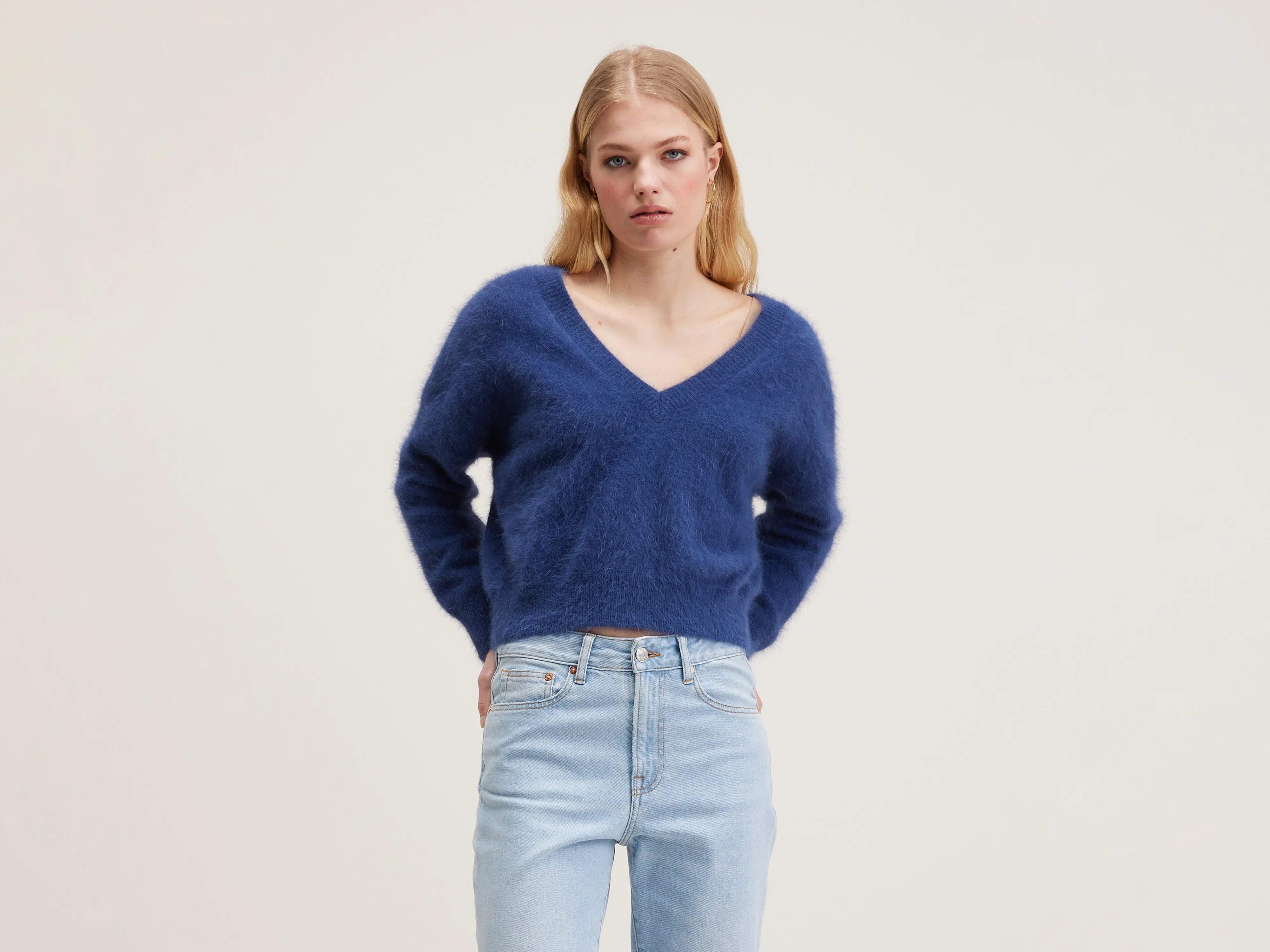 DATEV EMBROIDERED SWEATER - 242 / W / ODYSEE