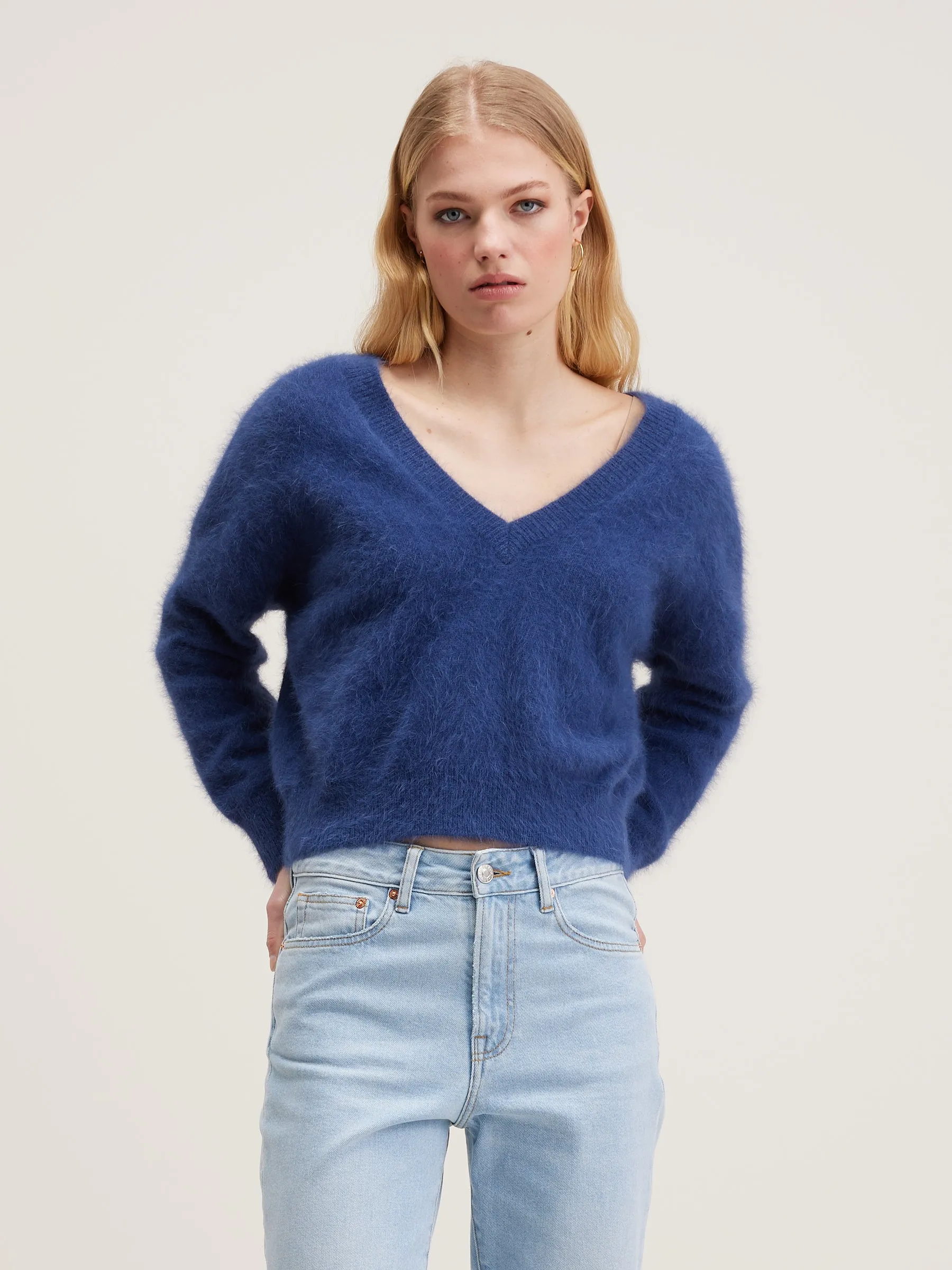 DATEV EMBROIDERED SWEATER - 242 / W / ODYSEE