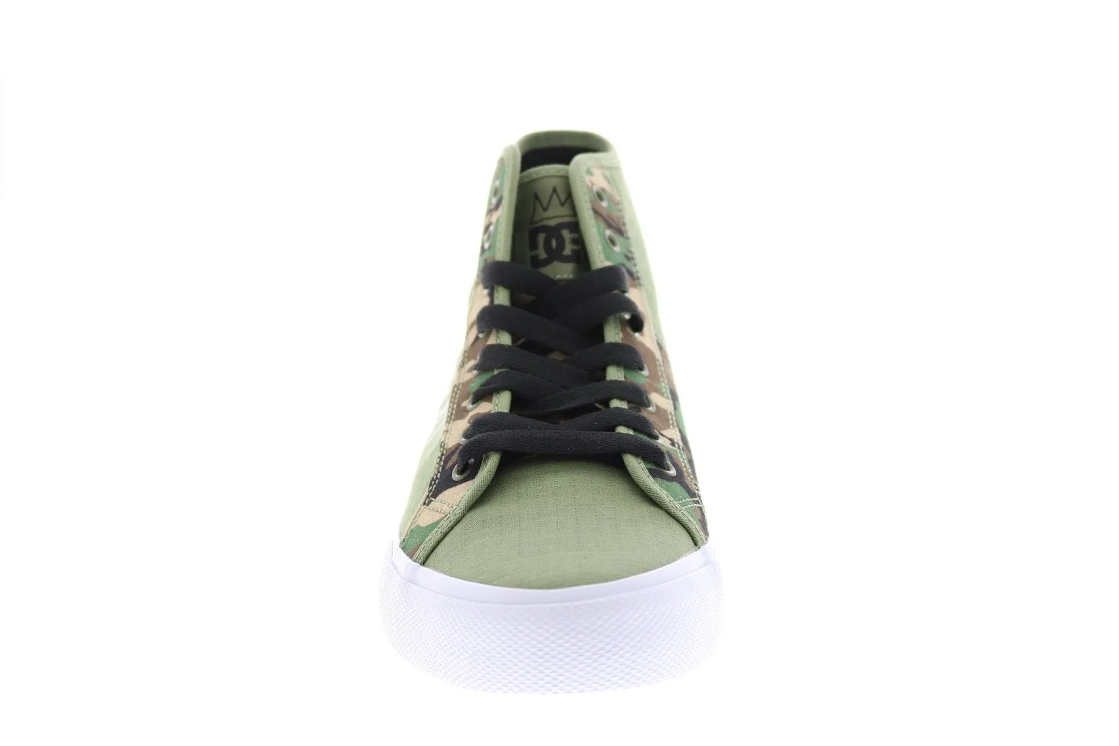 DC Basquiat Green Mens Sneakers Collaboration Limited Edition Shoes.