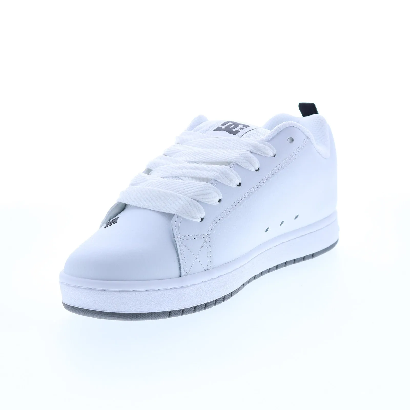 DC Court Graffik 300529-WPT Men's White Leather Skate Shoes