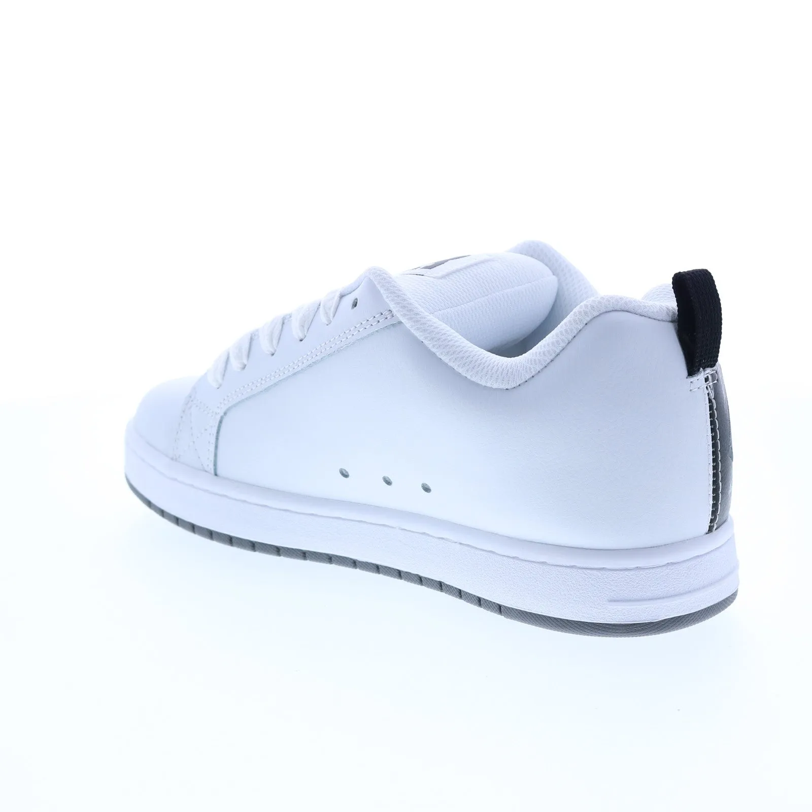 DC Court Graffik 300529-WPT Men's White Leather Skate Shoes