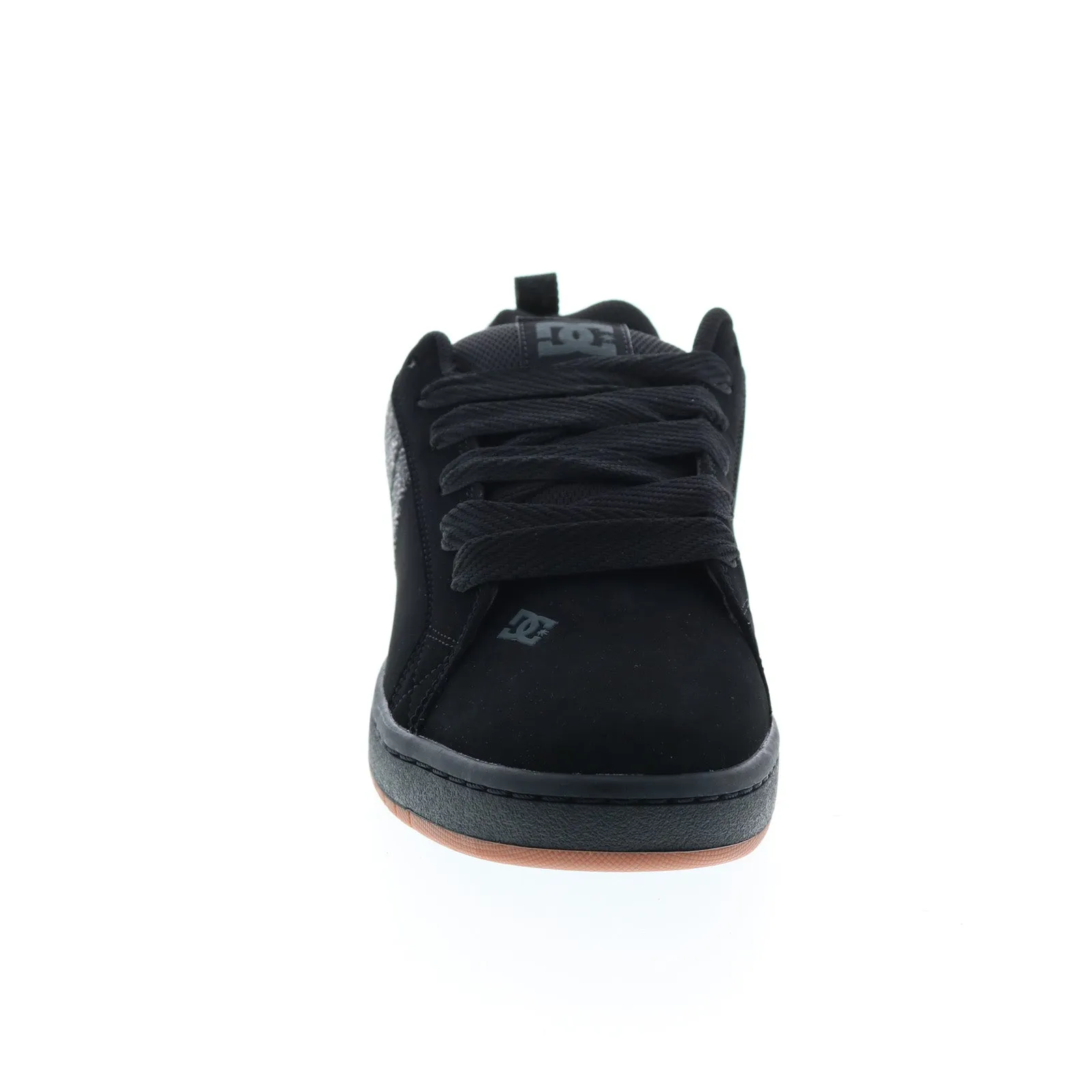 DC Court Graffik SQ Black Nubuck Skate Sneakers for Men