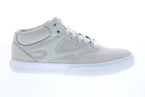 DC Kalis Vulc Mid Men's Gray Skate Sneakers Shoes