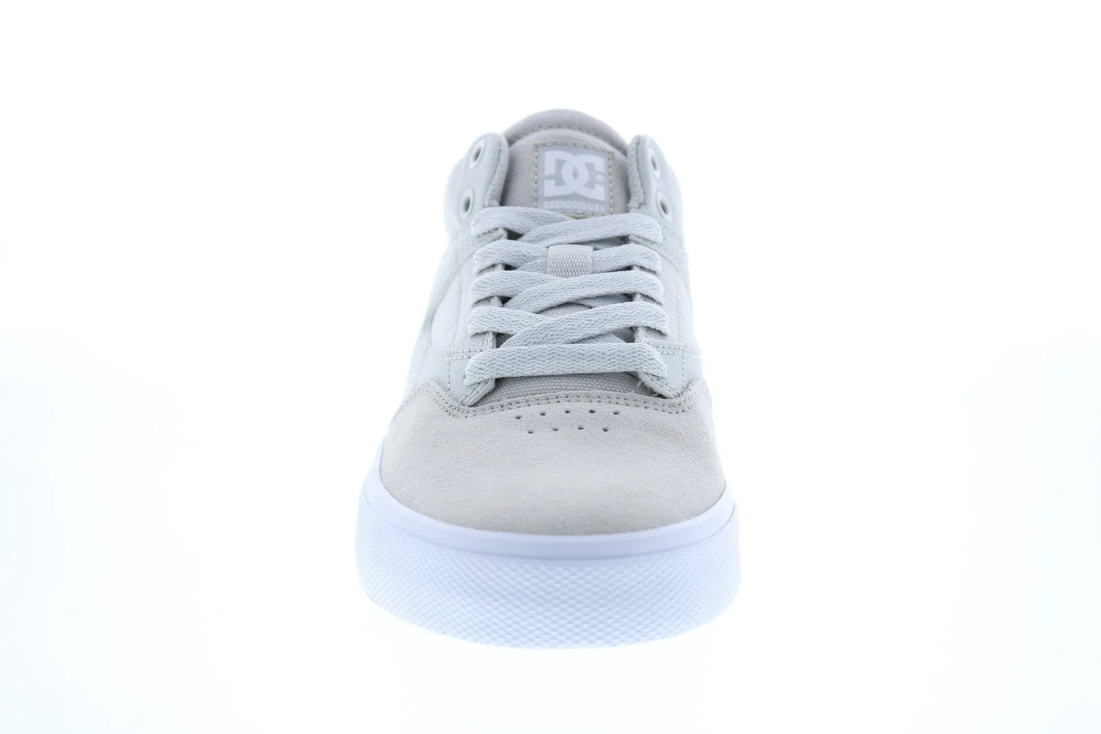 DC Kalis Vulc Mid Men's Gray Skate Sneakers Shoes