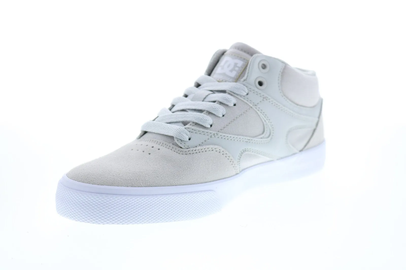 DC Kalis Vulc Mid Men's Gray Skate Sneakers Shoes