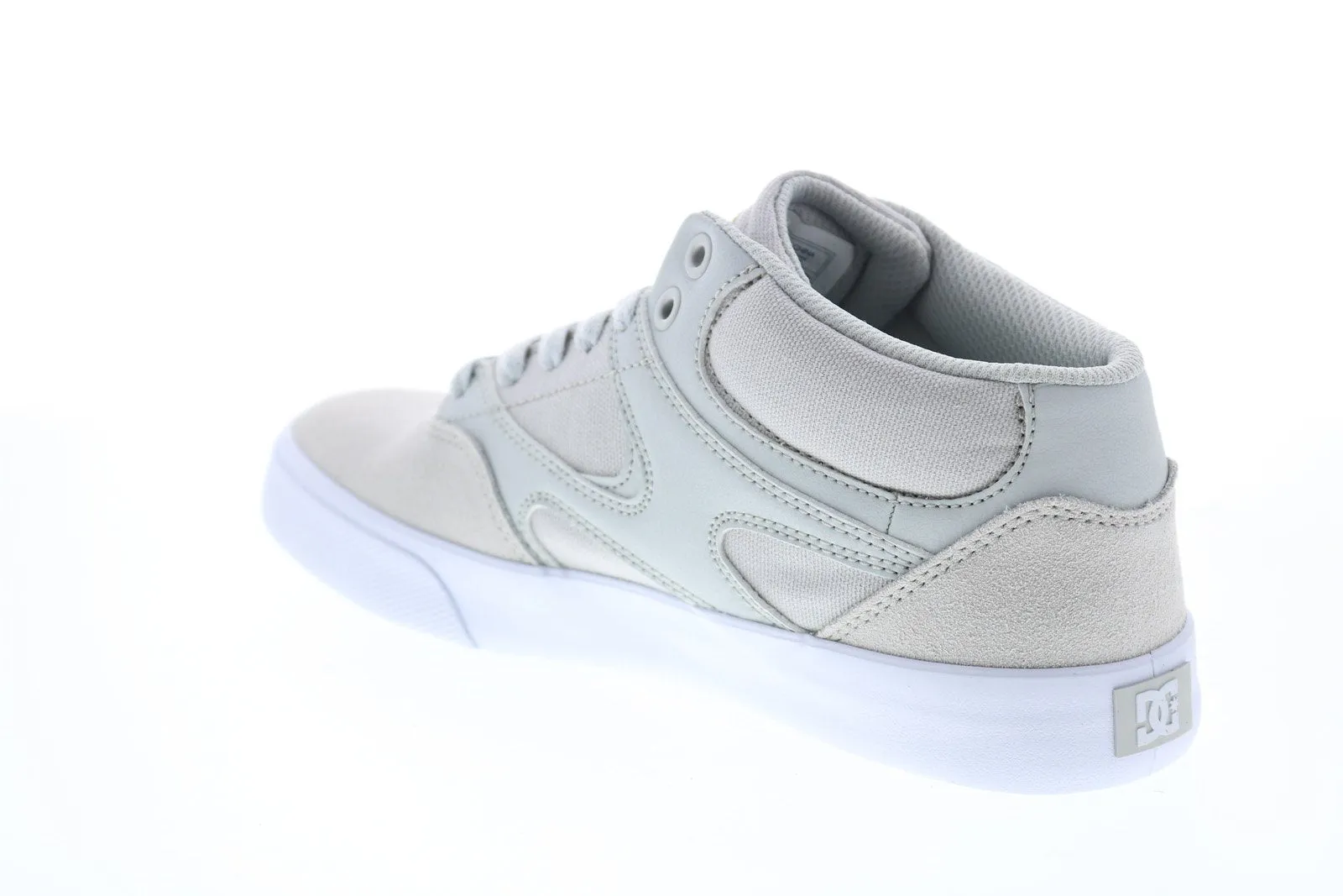 DC Kalis Vulc Mid Men's Gray Skate Sneakers Shoes