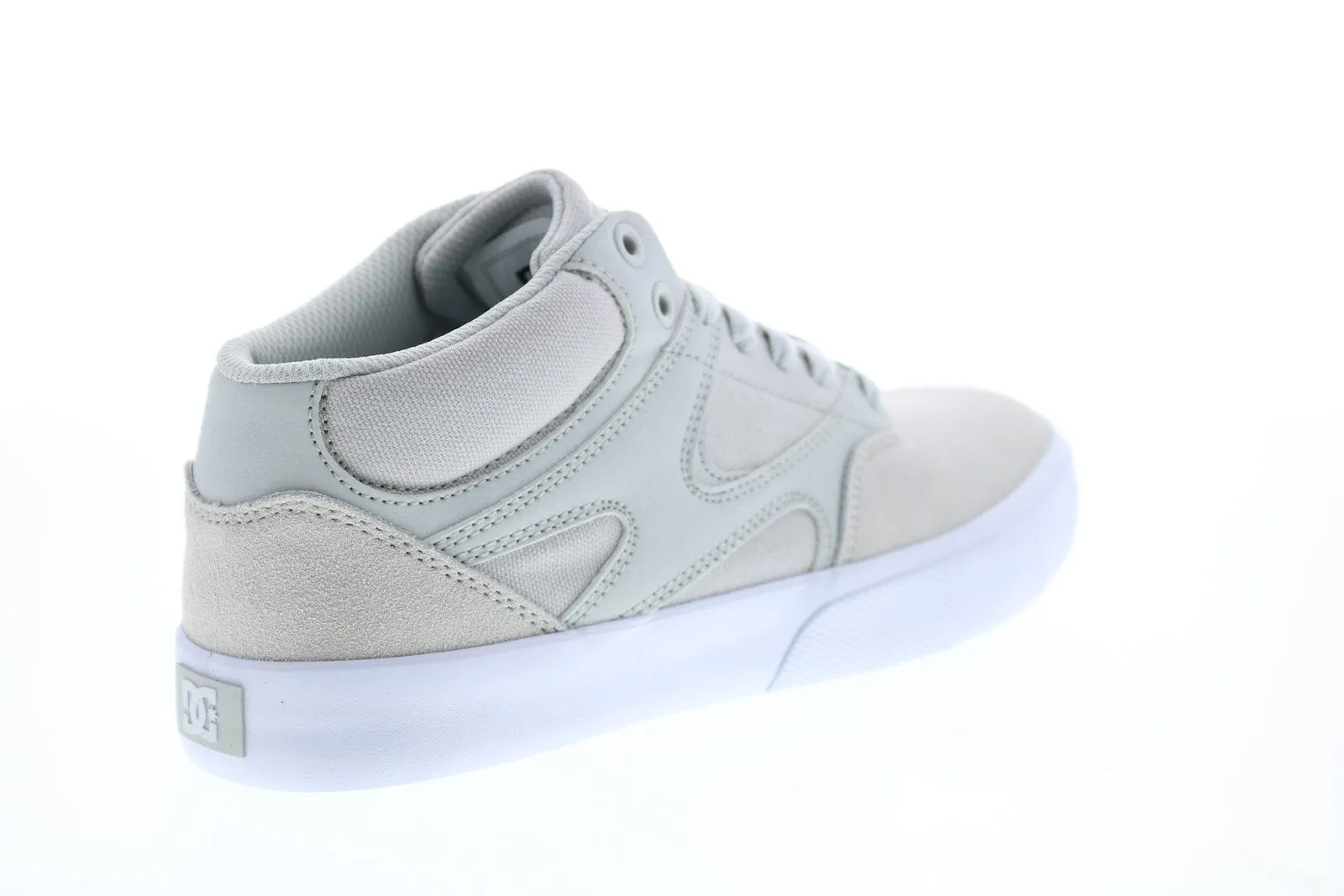 DC Kalis Vulc Mid Men's Gray Skate Sneakers Shoes