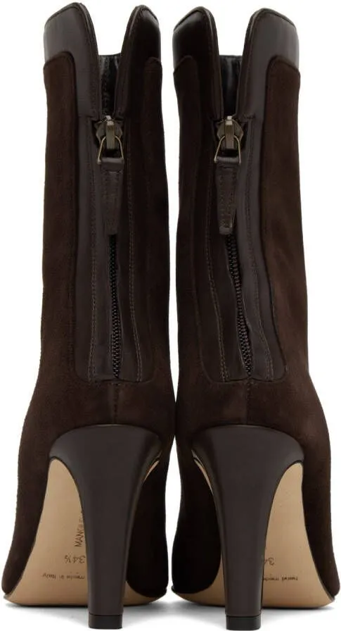 Designer Brown Zufapla Boots