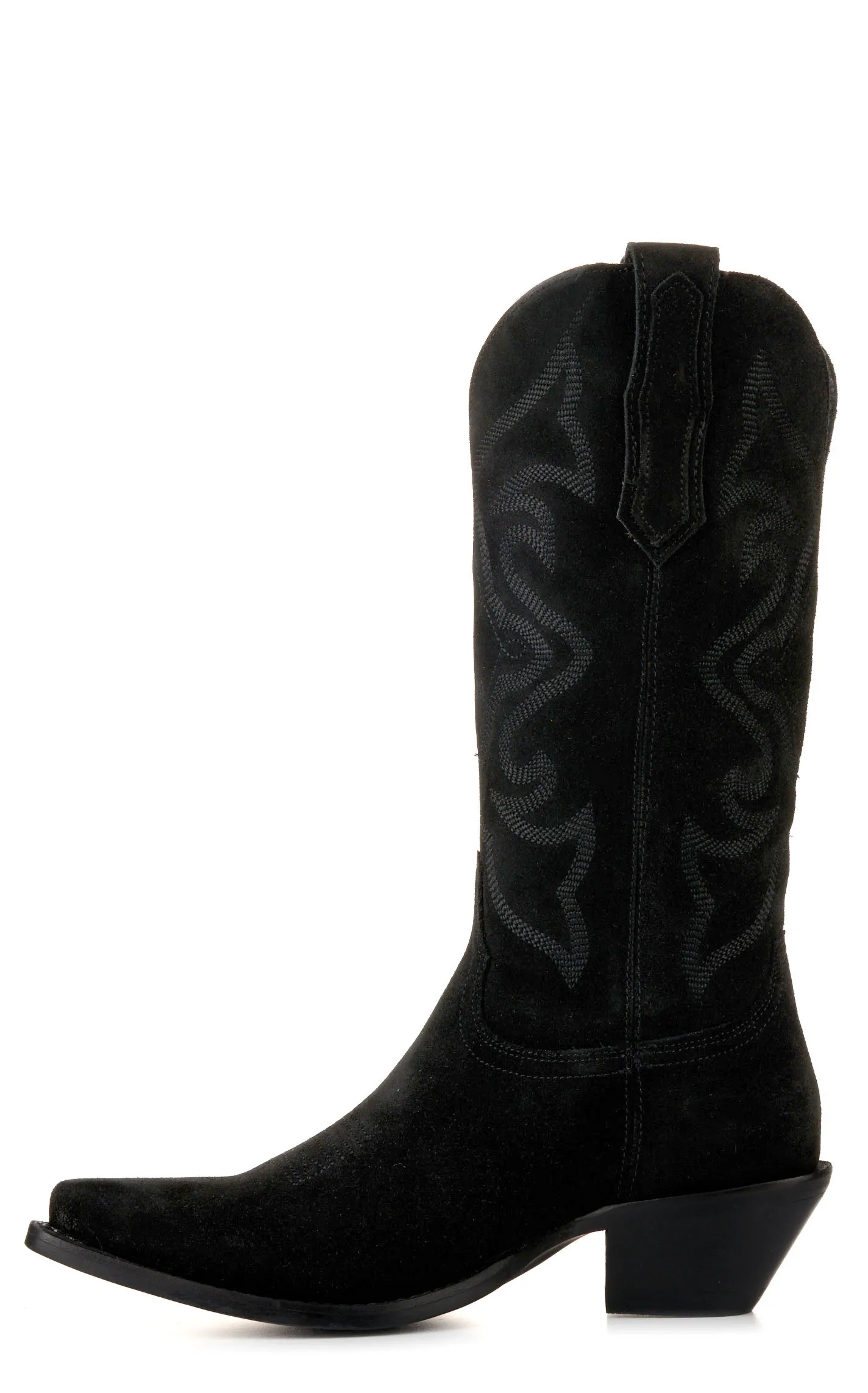 Dingo Women's Black Roughout Cowboy Boots