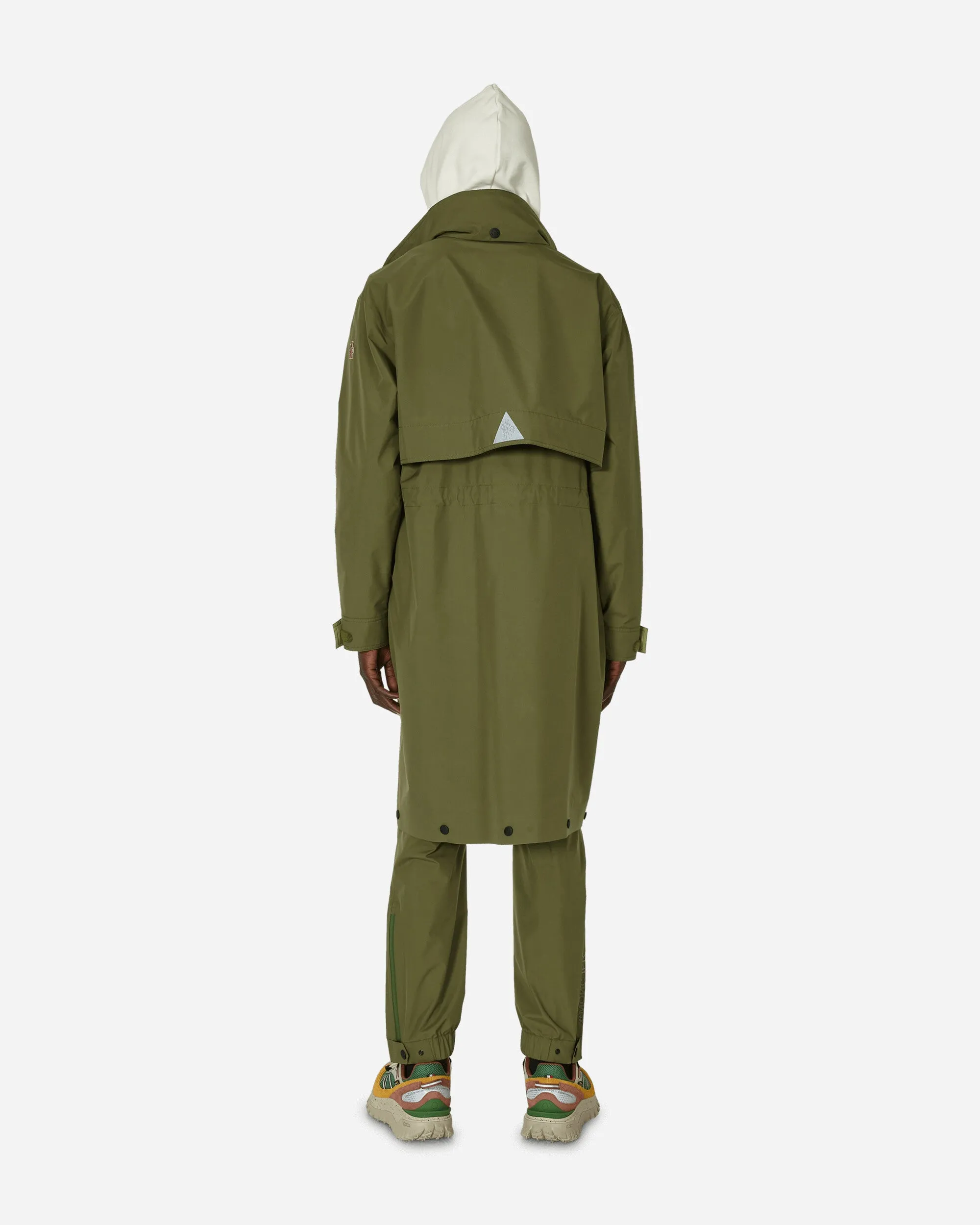 Dynamic Olive Green Parka Coat