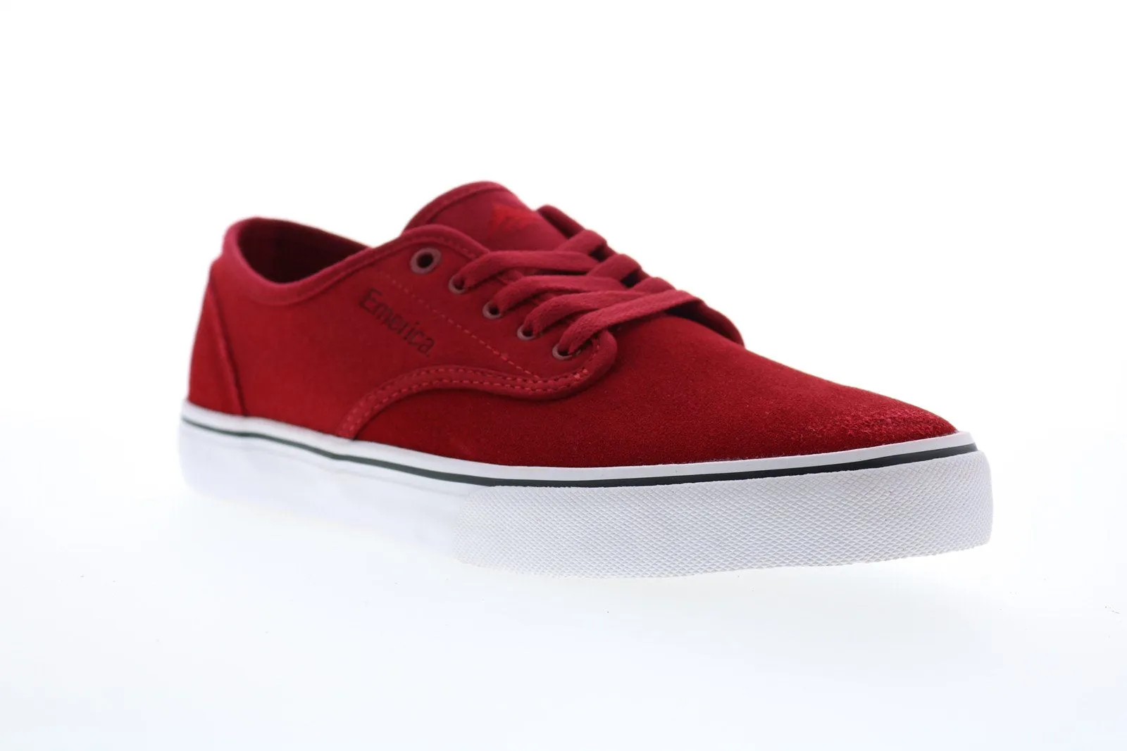 Emerica Wino Standard Men's Red Suede Skate Sneakers Shoes