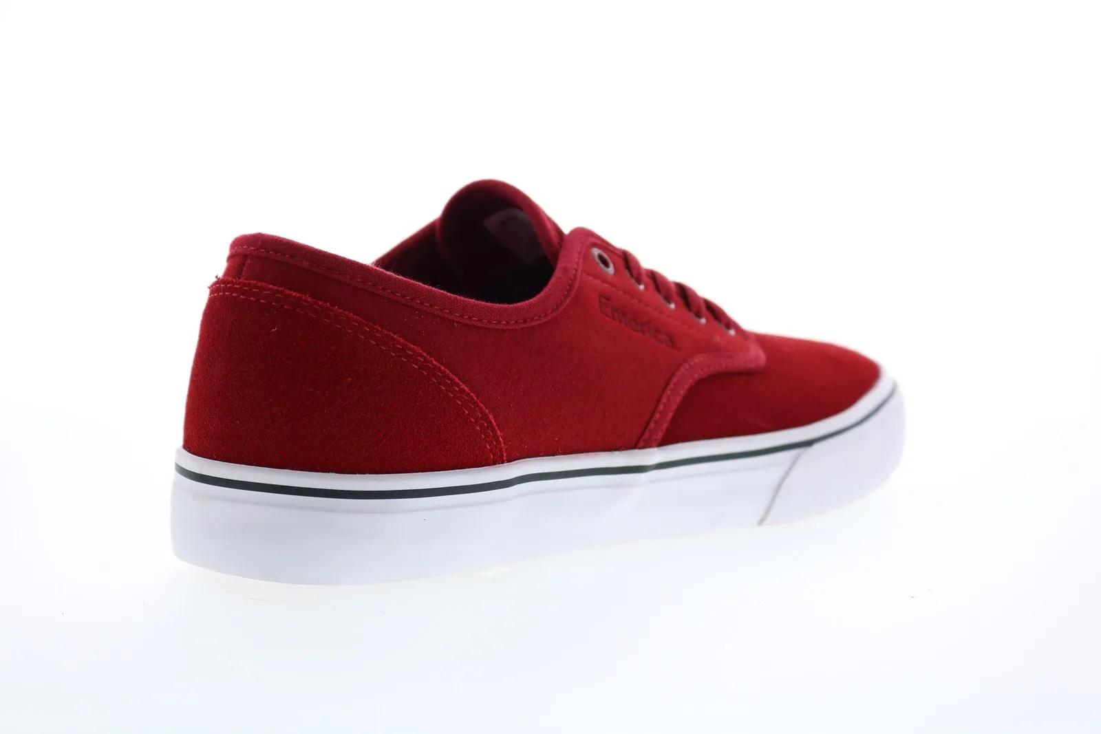 Emerica Wino Standard Men's Red Suede Skate Sneakers Shoes