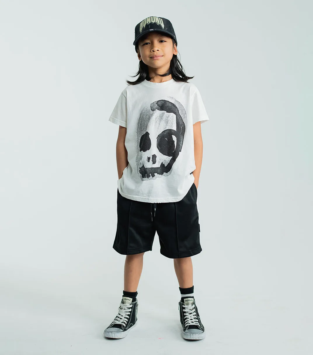 faded skull t-shirt