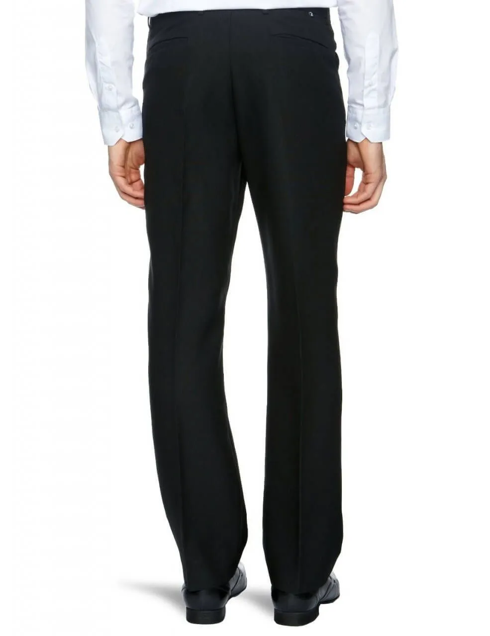 Farah Hopsack Weave Trousers Black Men's Trousers