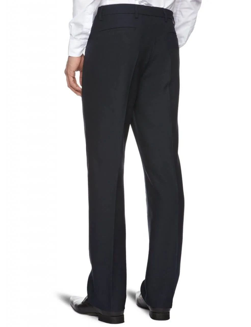 Farah Hopsack Weave Trousers Navy Men's Pants