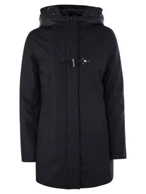 Fay Fay Technical Gabardine Toggle Coat