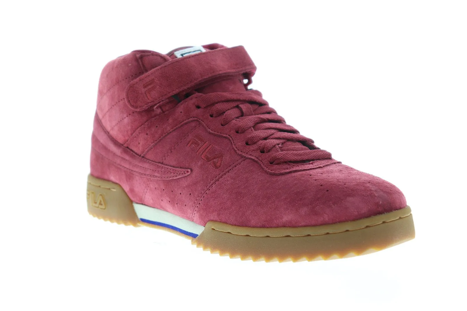 Fila Mens Burgundy Suede Lifestyle Sneakers Shoes F-13 Ripple 1FM00018-944