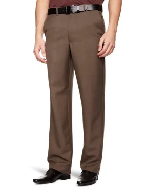 Flexi Waist Trousers Taupe Marl Brown