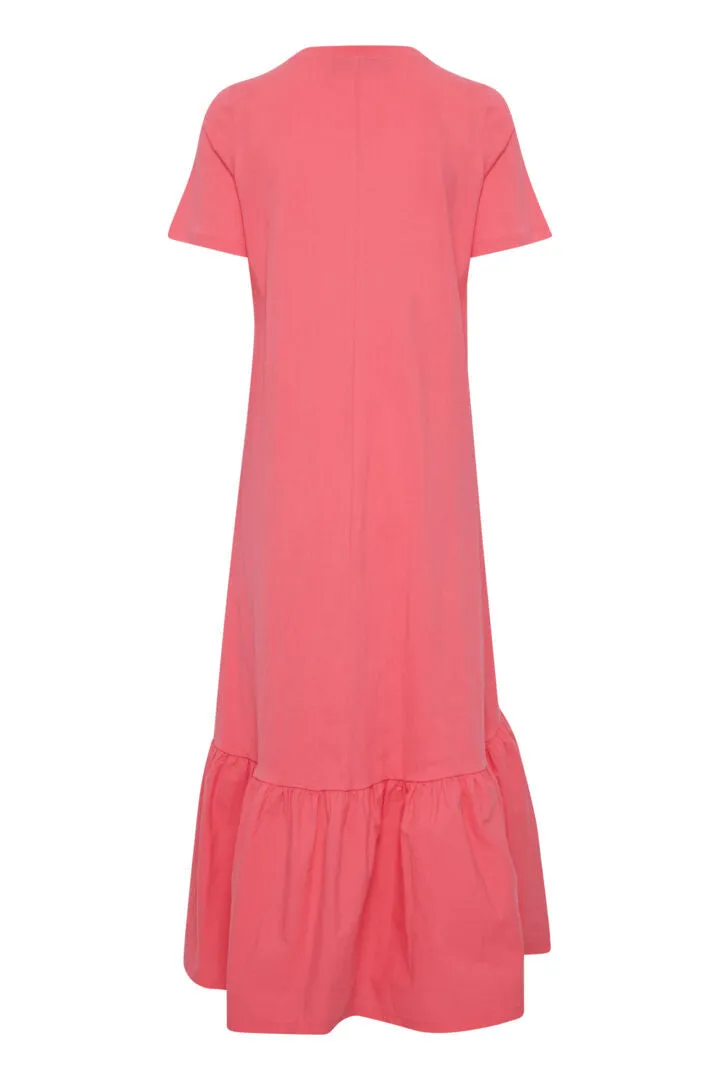 Fransa Rose Pink Jersey Dress #1933