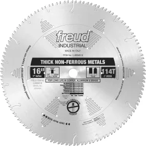 Freud LU89M016 16 in. Thick Stock Aluminum Metal Blade