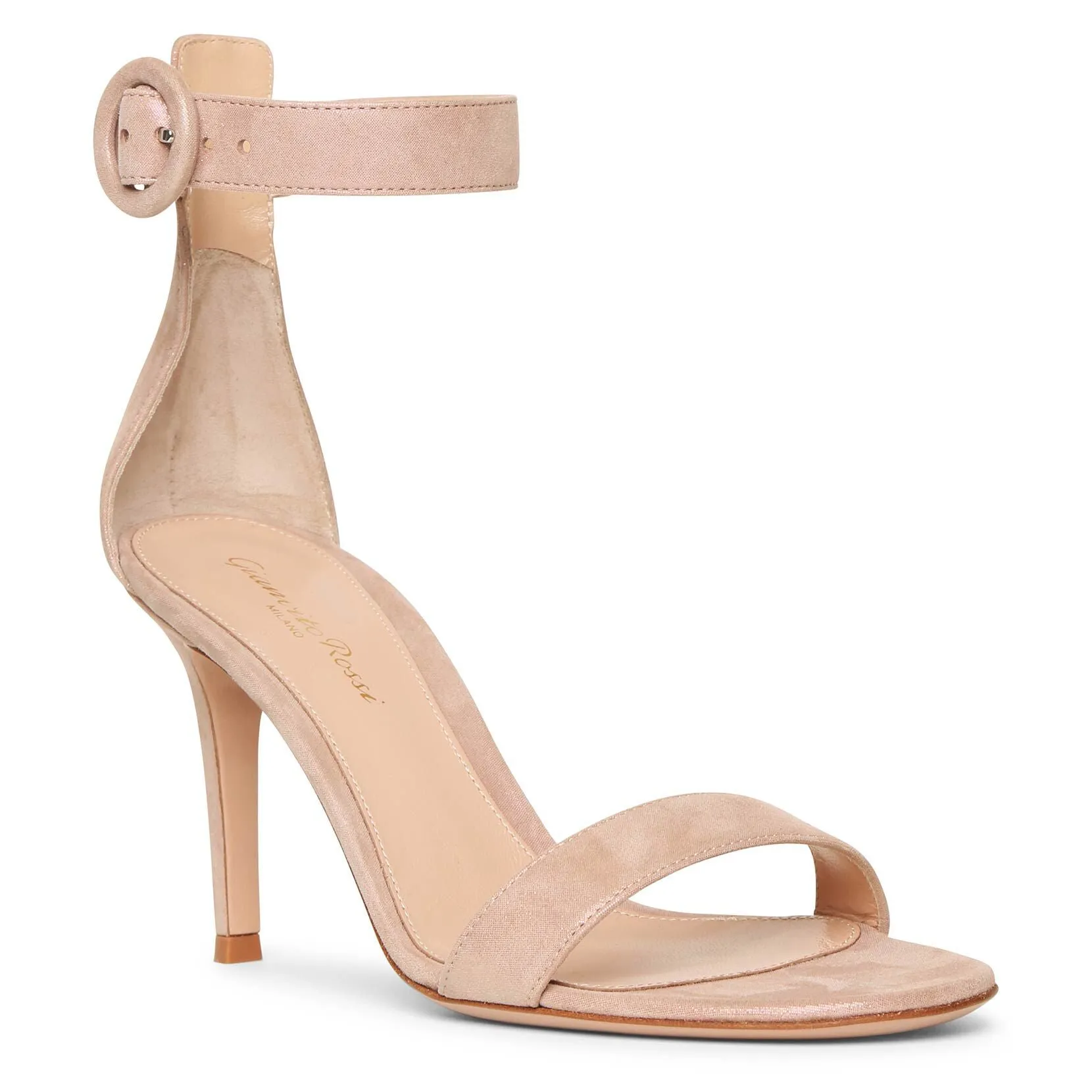 Gianvito Rossi Portofino 85 nude nappa sandals