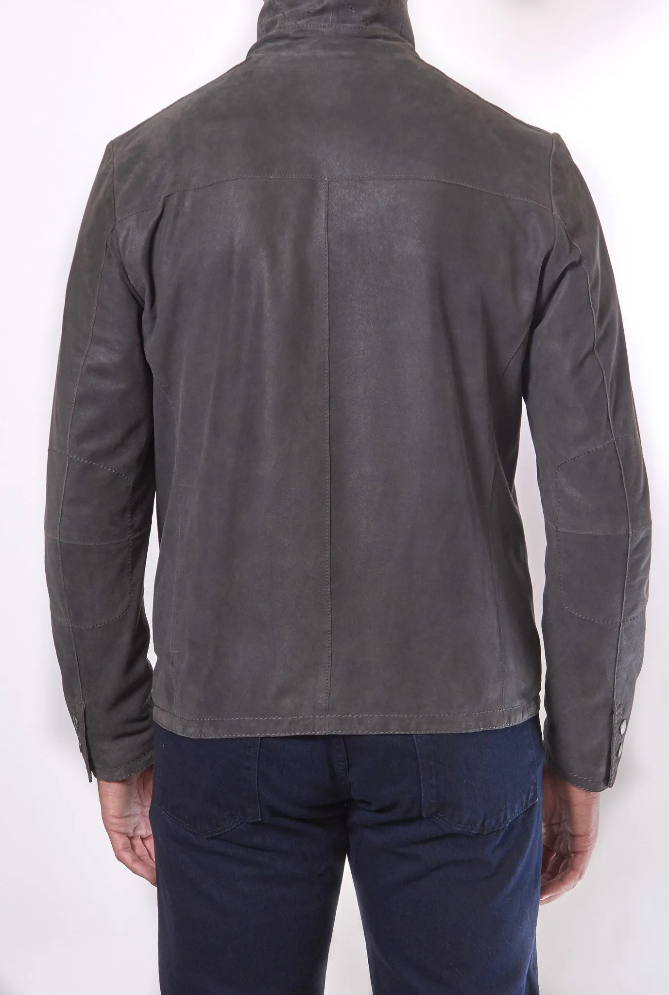 Gimo's suede moto jacket - Shop now