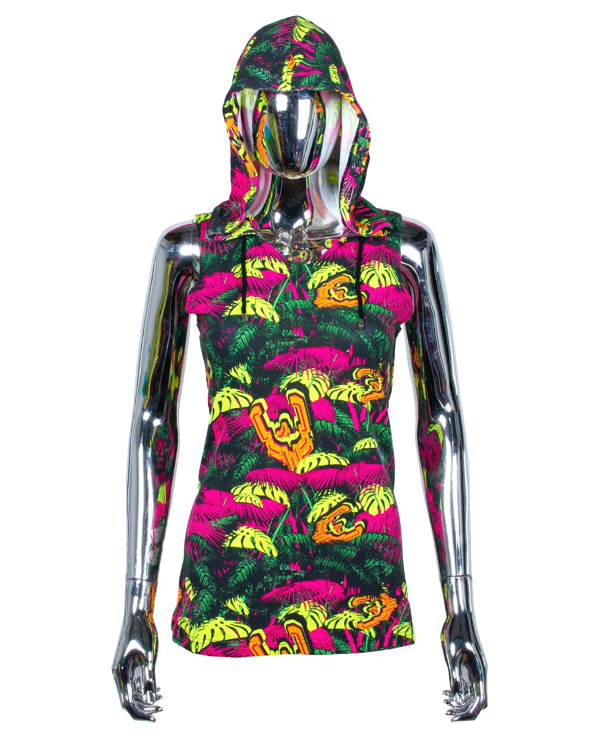 Girls Neon Jungle Tech Vest