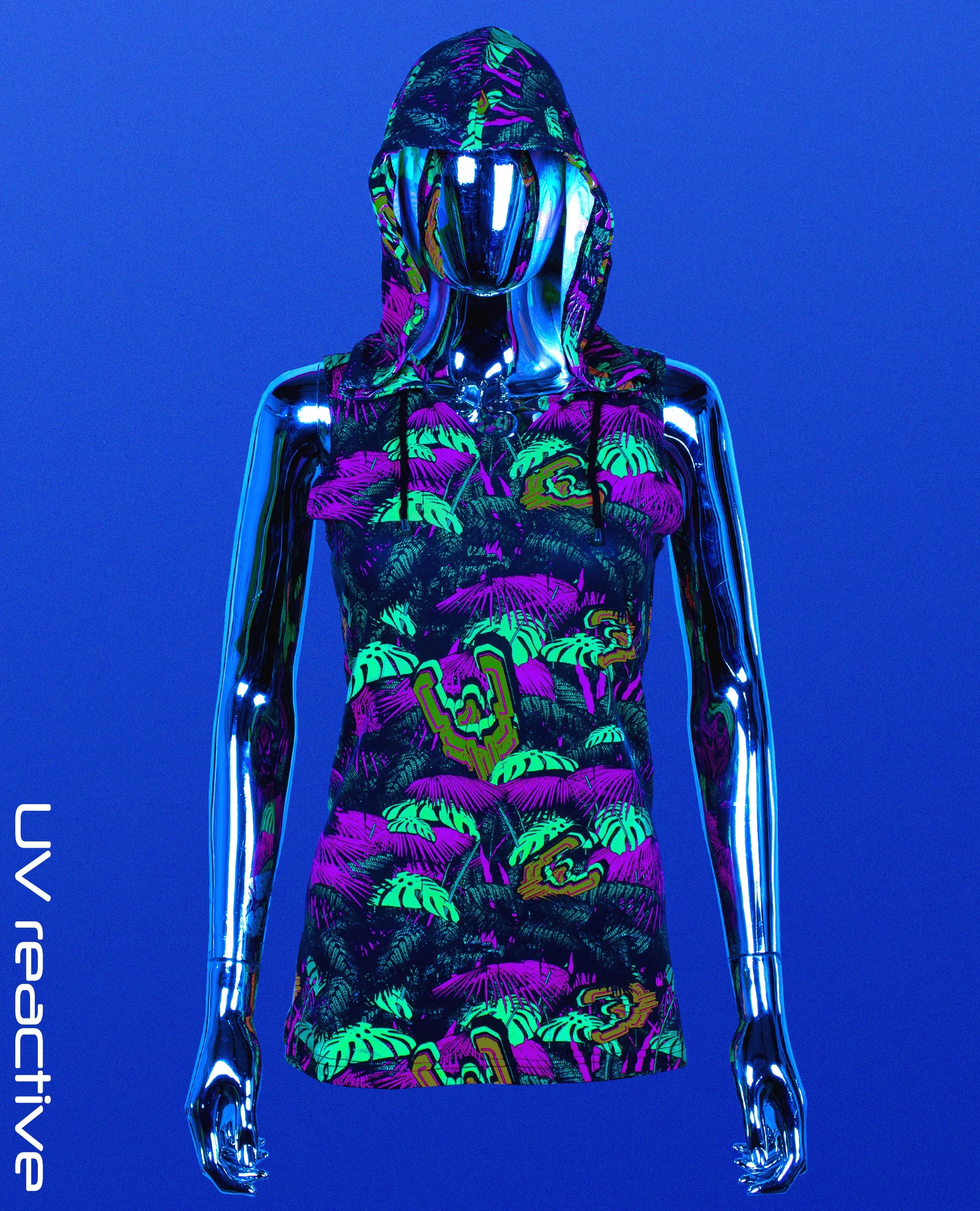 Girls Neon Jungle Tech Vest