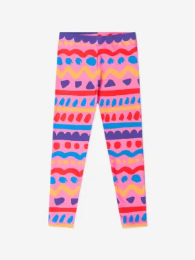 Girls Patterned Jersey Leggings