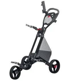 Golf Push Cart with Easy Fold Feature and 3 Wheels: Spin It Golf GC Pro II