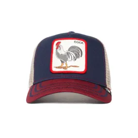 Goorin Brothers Baseball Cap The Rooster Navy Red