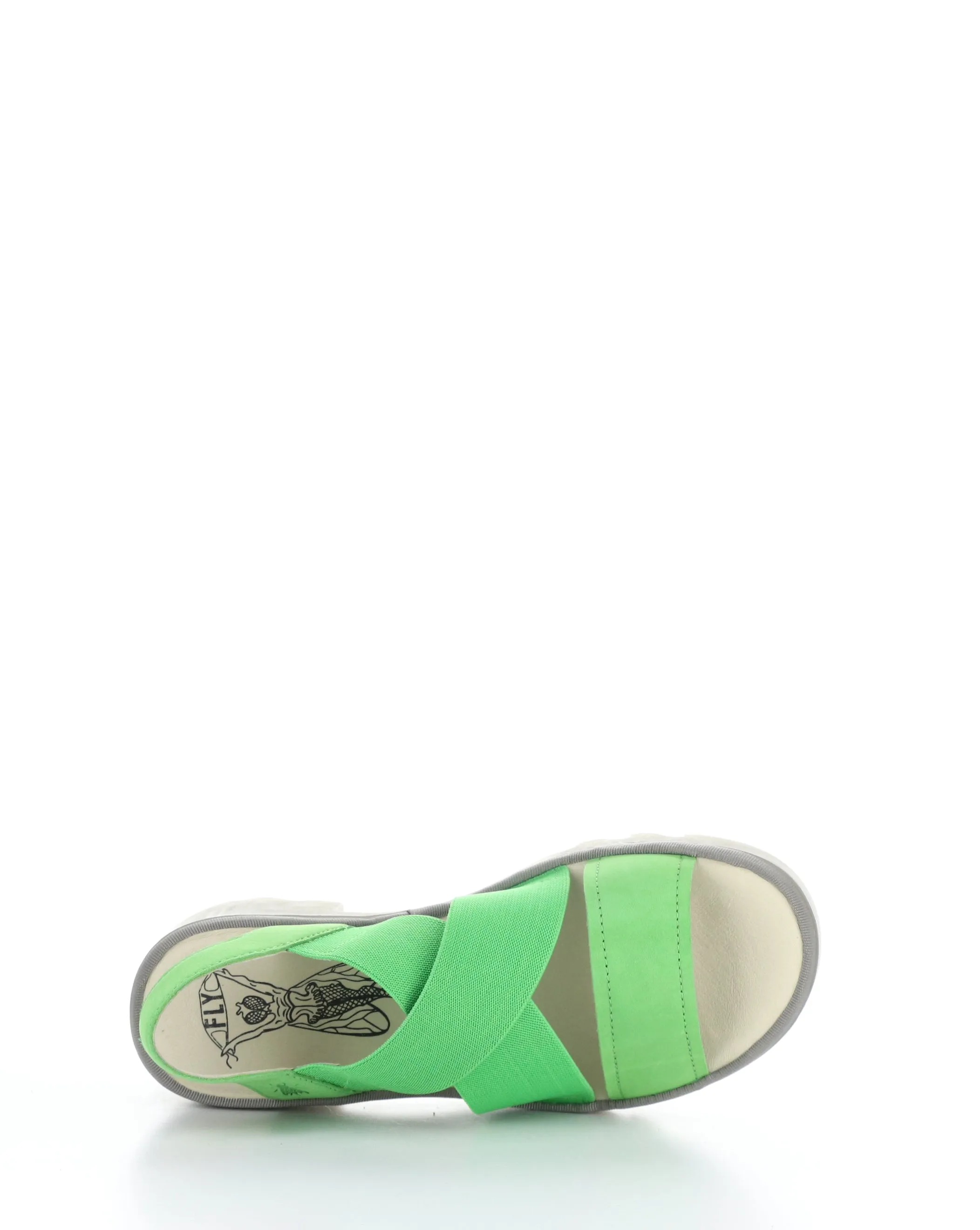 Green Round Toe Sandals - TAJI502FLY 003