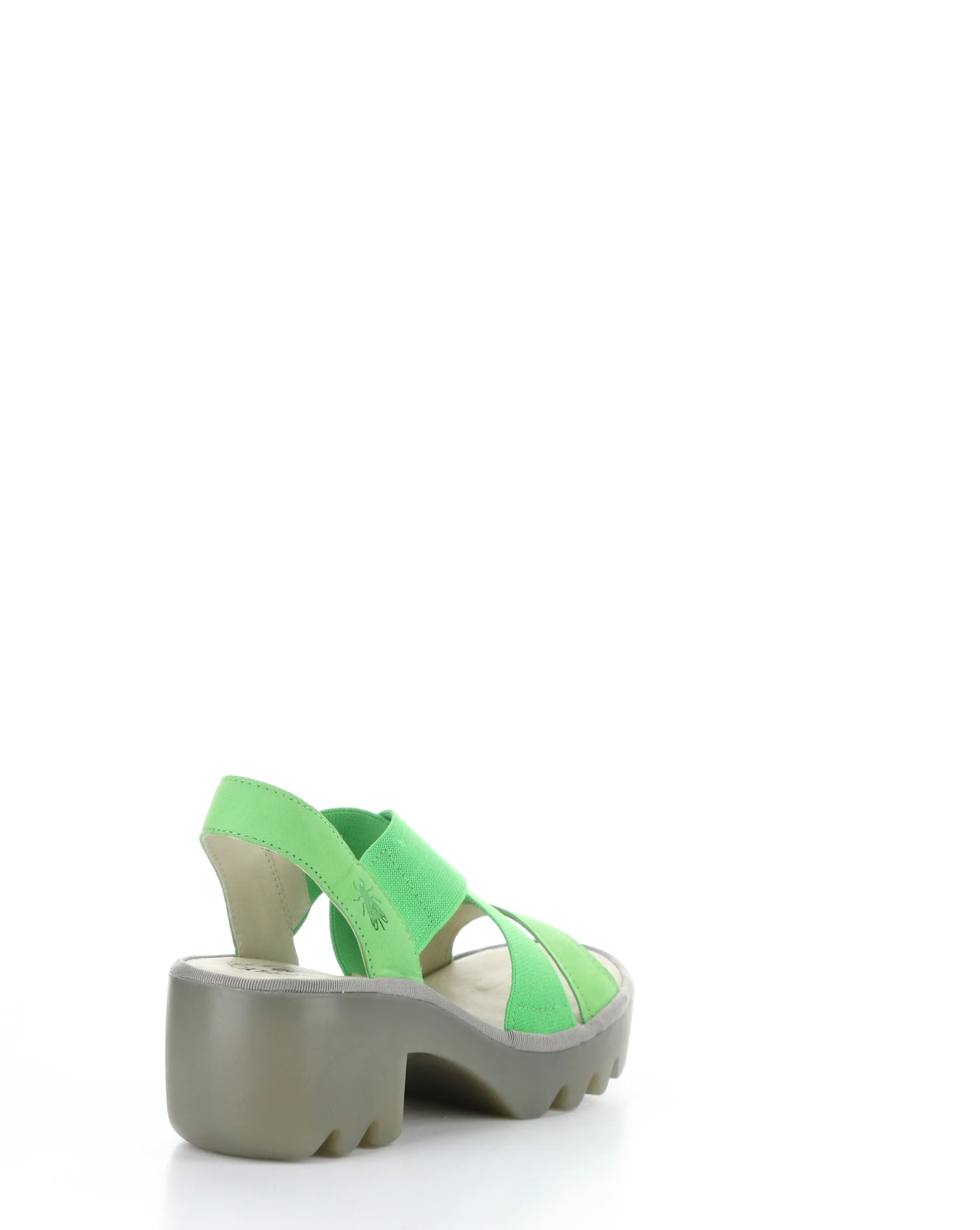 Green Round Toe Sandals - TAJI502FLY 003