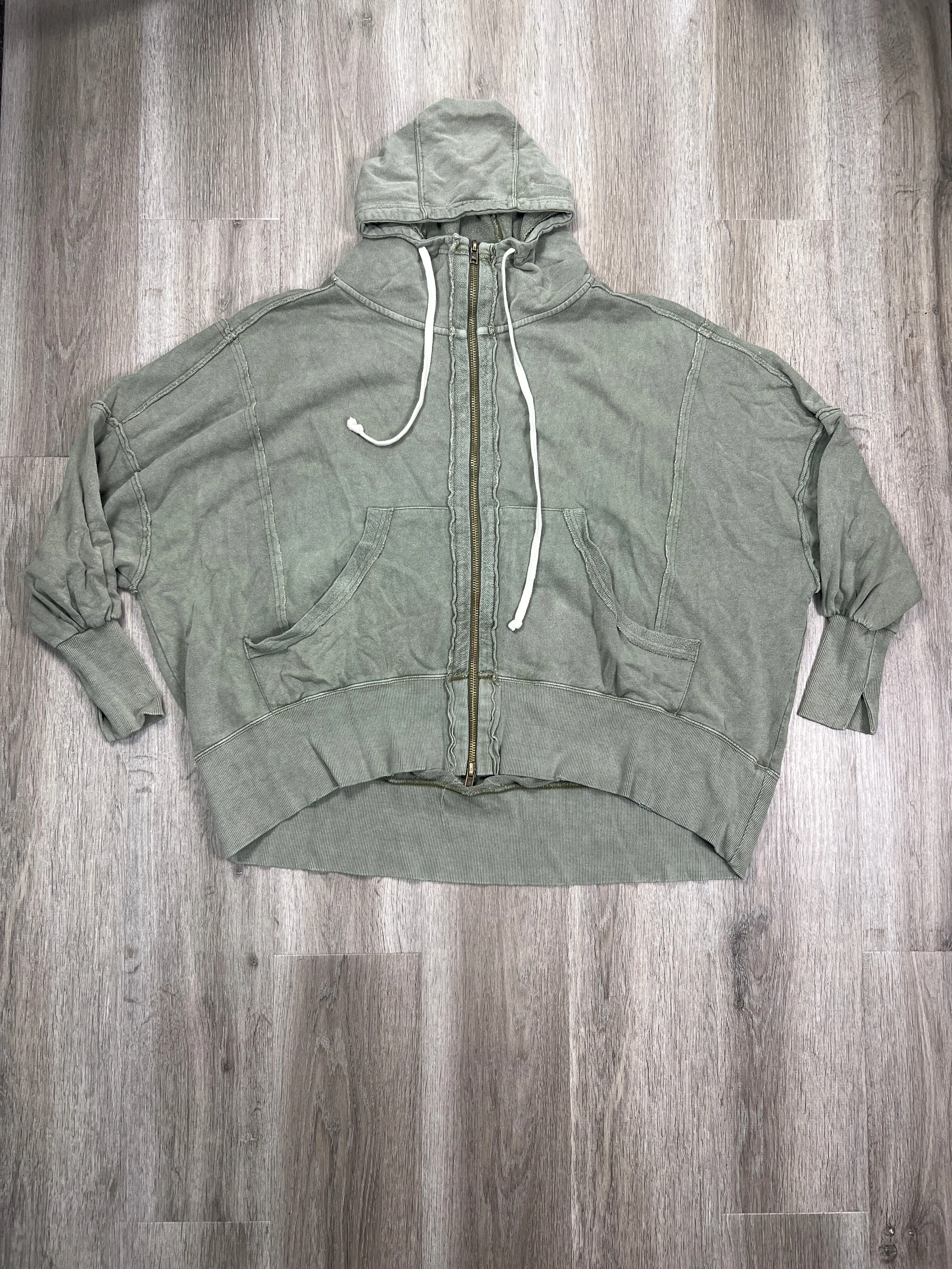 Grey We The Free Jacket Fleece Size S.