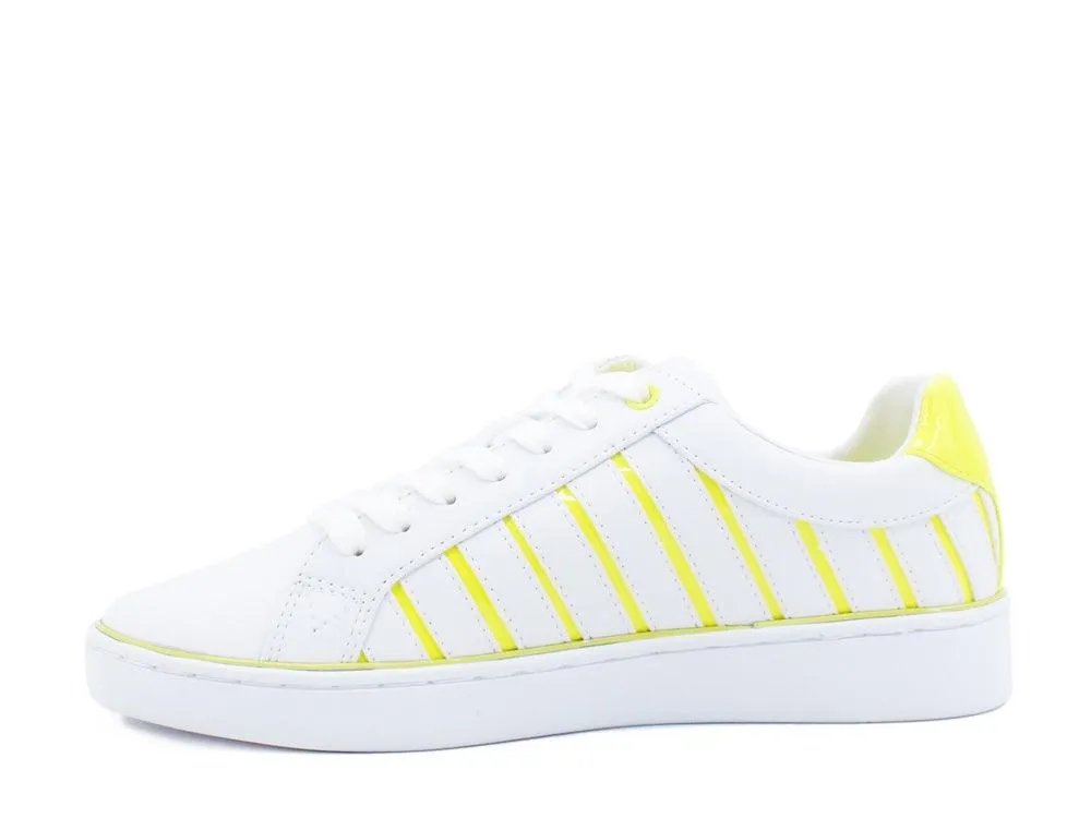 GUESS White Yellow Sneaker FL5BOLELE12