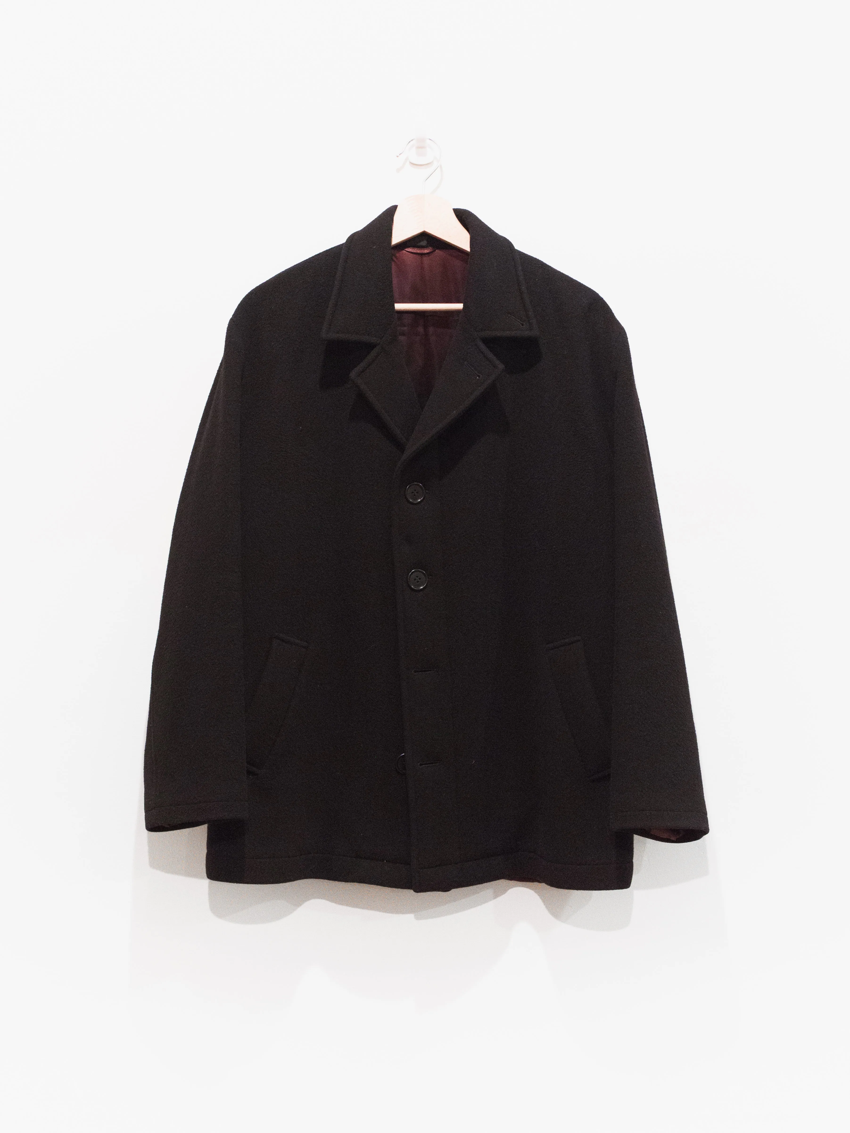 Helmut Lang Wool Cashmere Deck Coat - Shop Now!