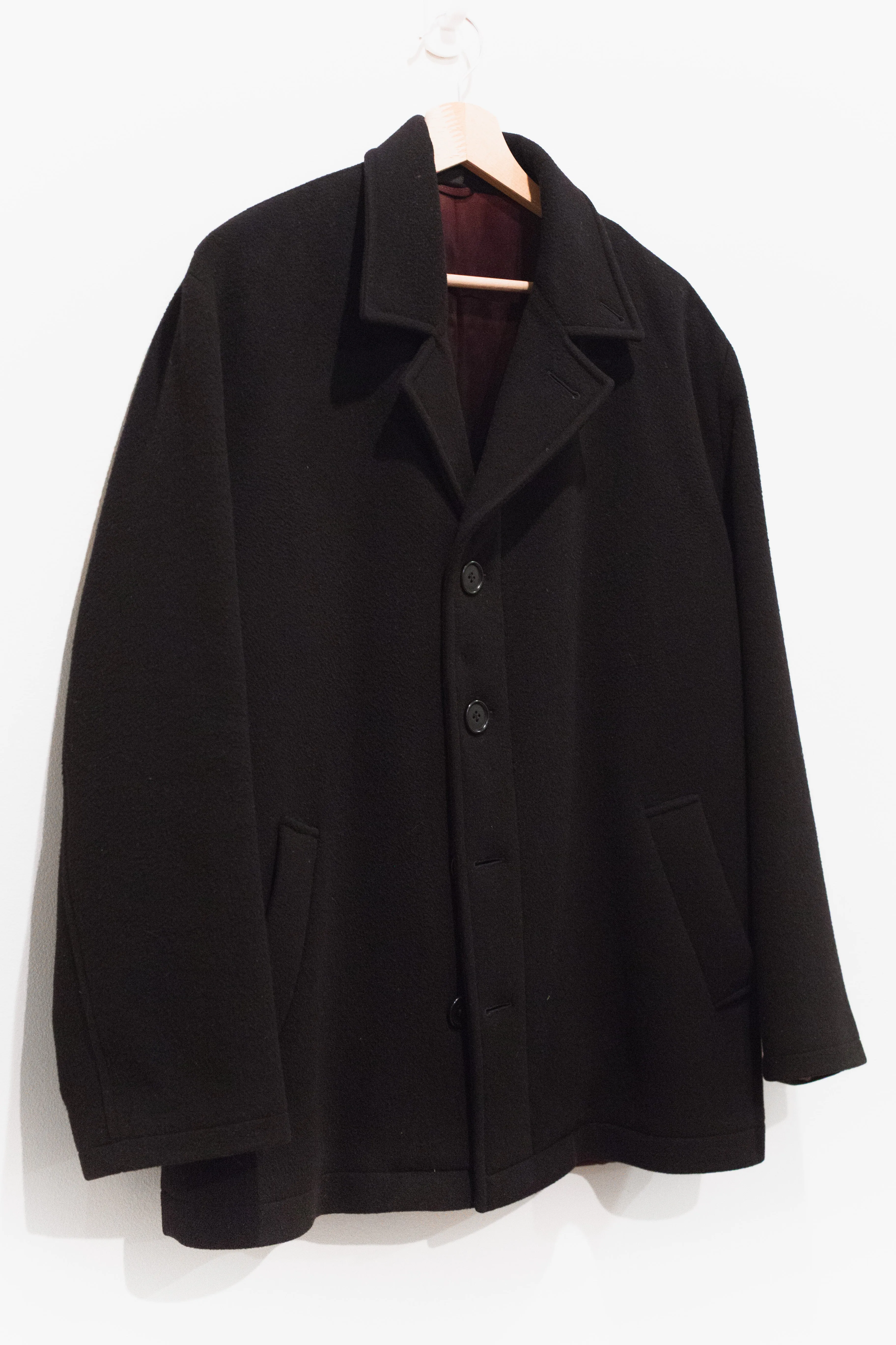 Helmut Lang Wool Cashmere Deck Coat - Shop Now!