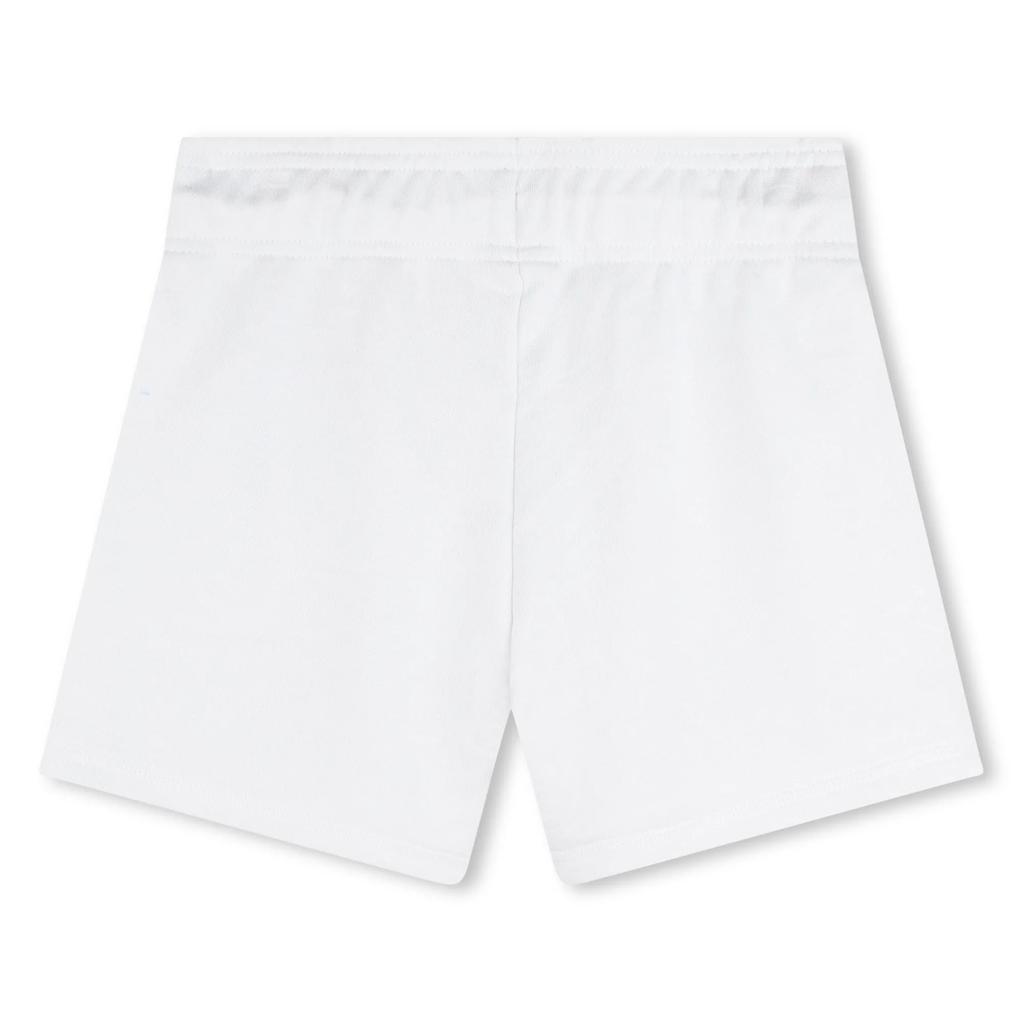 Purple Logo White Shorts by Hugo